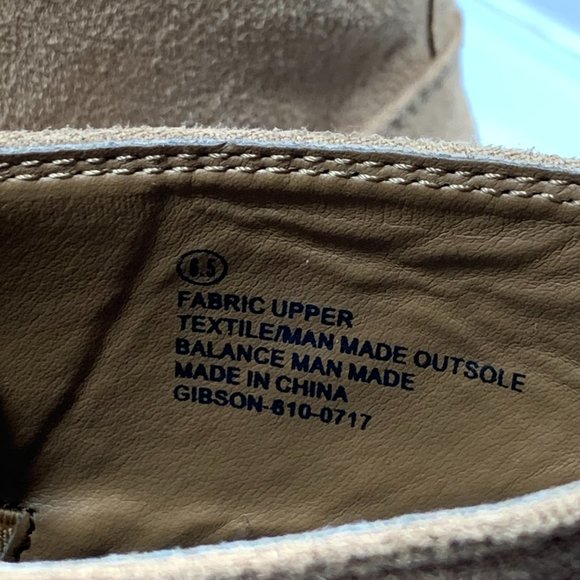 David Aaron Tan Suede Wedge Ankle Boots Size 6.5 - Picture 5 of 11